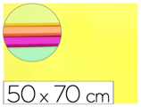 Goma Eva Amarelo Fluorescente Placa 50x70cm 60gr Espessura 2mm