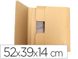 Caixa para Embalar Livro Q-connect Medidas 520x390x140 mm Espessura Cartão 3 mm
