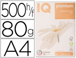 Papel Fotocopia Iq Premium Din A4 80 gr Pack de 500 Folhas