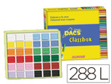 Lápis de Cera Dacs Classbox Caixa de 288 Unidades 12 Cores Sortidas