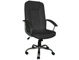 Cadeira de Direção Q-connect com Encosto Alt Regulável em Altura Alt 1115+75mm Largura 705mm e Prof. 625mm Preta
