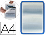 Moldura Porta-anúncio Magnético Tarifold Din A4 em Pvc Cor Azul Pack de 2 Unidades