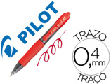 Esferográfica Pilot g-2 Pixie Vermelha Tinta Gel Retractil Pega de Borracha