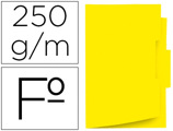 Classificador Gio em Cartolina Folio Pestana Central 250 gr Amarelo