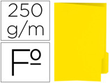 Classificador Gio em Cartolina Folio Pestana Direita 250 gr Amarelo
