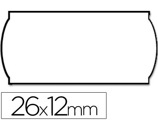 Etiquetas Meto Onduladas 26 X 12 mm Branca Ade. 1 Removível Rolo de 1500 Etiquetas em Forma de (p+t) para Etiquetadora T