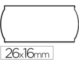 Etiquetas Meto Onduladas 26 X 16 mm Branca Ade. 1 Removível Rolo de 1200 Etiquetas em Forma de (p+t) para Etiquetadora T