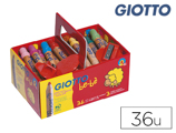 Lápis de Cores Giotto Bebe 36 Unidades + 3 Apara Lapis