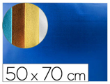 Goma Eva 50x70 cm Espessura 2 mm Metalizada Azul