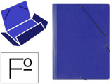 Pasta de Elásticos Abas Cartão Saro Formato Folio Azul
