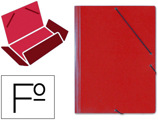 Pasta de Elásticos Abas Cartão Saro Formato Folio Vermelho