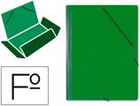 Pasta de Elásticos Abas Cartão Saro Formato Folio Verde