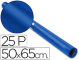 Papel Lustro Sadipal 50 X 65 cm 65 gr Azul Cobalto