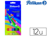Lápis de Cores Pelikan Aguarelaveis Caixa com 12 Unidades
