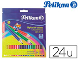 Lápis de Cor Pelikan com 24 Cores Hexagonais