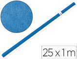 Papel Kraft Rolo Azul 1mt X 25mt 65 gr