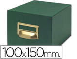 Caixa para Fichas Tela Verde para 500, 100 X 150 mm