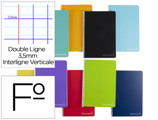 Caderno Espiral Folio Witty Tapa Dura 80h 75gr Rayado Montessori 3,5mm Colores Surtidos