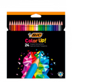 Lápis de Cores Color Up Caixa de 24 Unidades Cores Sortidas
