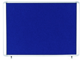 Vitrine Exterior 760x673mm Feltro Resistente às Intempéries Mastervision Azul