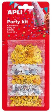Conjunto de Sacos com Confetes em Forma de Estrelas Apli