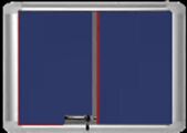 Vitrine Interior 1010x695mm Feltro Mastervision Azul