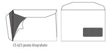 Envelopes Officio C5 162x229mm Brancos Janela 80Gr