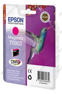 Tinteiro Compatível Epson Magenta T0803