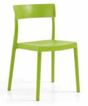 Cadeira de Jardim Lilly Plástico Verde Claro