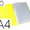 Portfólio 10 Bolsas Polipropileno Din A4 Amarelo Fluor Opaco