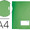 Bolsa Dossier Din A4 Polipropileno 180 Microns Verde Maça Opaco