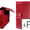 Caixa para Arquivo Definitivo Liderpapel Polipropileno Vermelha Formato 387x275x105 mm