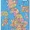 Quadro Planificação Mapa Administrativo Britânico 87,5x117,5cm