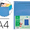 Bolsa Dossier Exacompta Clean Safe Cartolina 400 gr Din A4 Azul Pack de 5 Unidades