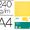 Classificador Cartolina A4 Pestana Superior 240g/m2 Amarelo