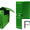 Caixa para Arquivo Definitivo Liderpapel em Polipropileno Verde Formato 360x260x100 mm