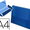 Pasta Porta-documentos com Elásticos Polipropileno Din A4 Azul Translucida Lombada 25 mm