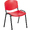Cadeiras de Escritório Visitante 4 Pés Vermelha Madrid