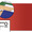Capas de Suspensão Folio Kraft Vermelho