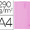 Classificador Exacompta em Cartolina com Bolsa Din A4 Rosa 290 gr