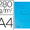 Classificador Exacompta Cartolina Reciclada Din A4 Azul 280gr com 2 Abas Interior