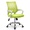 Cadeiras de Escritório Fiss-new, Branco, Rede e Tecido Verde