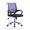 Cadeiras de Escritório Fiss-new, Preto, Rede Azul e Tecido Preto