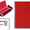 Pasta de Elásticos Abas Cartão Saro Formato Folio Vermelho