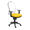 Cadeira de Escritório Jorquera Bali Piqueras Y Crespo BALI100 Amarelo