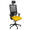 Cadeira de Escritório com Apoio para a Cabeça Horna Bali Piqueras Y Crespo BALI100 Amarelo