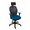 Cadeira de Escritório com Apoio para a Cabeça P&c 10CRNCR Preto Azul Escuro