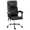 Cadeira de Escritório C/ Função Massagem Couro Artificial Preto