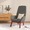 Cadeira de Descanso Tecido Cinzento-claro