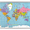 Quadro Planificação Mapa Mundi 90x120cm